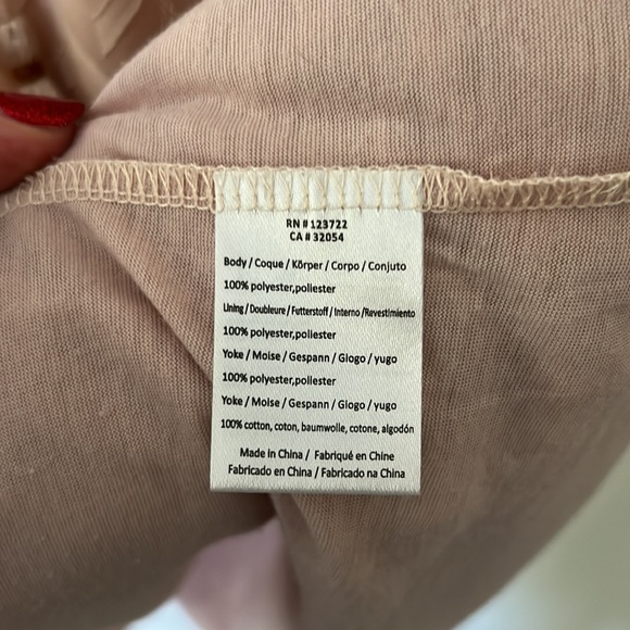 ANTHROPOLOGIE 💖 One September Pink Anwen Peasant Dress Sz M - Picture 12 of 12